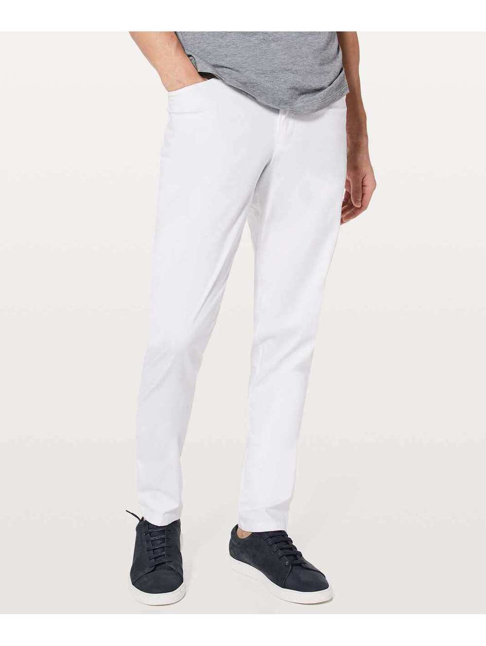 Lululemon Men's White ABC Pant Slim - Size 34